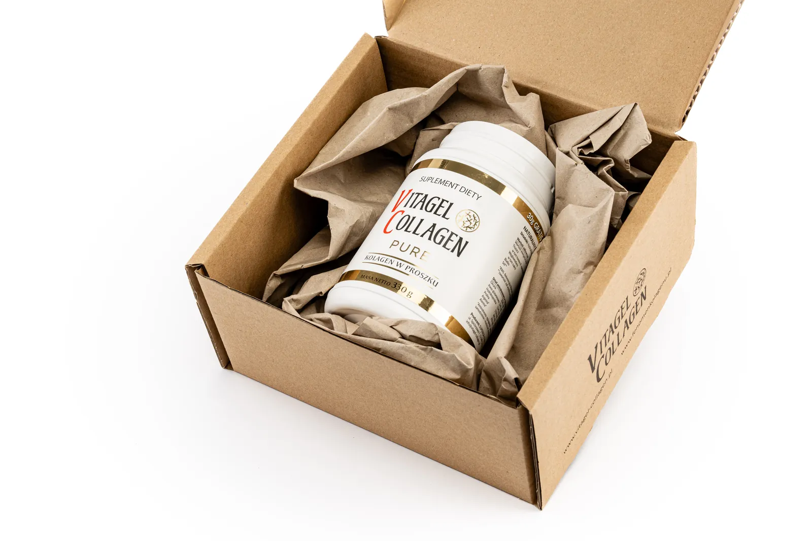 Otwarte opakowanie kartonowe produktu — zdjęcie unboxingowe dla marki